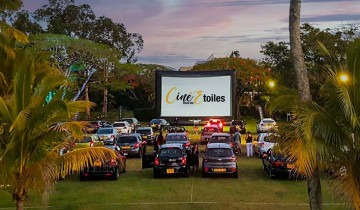 Pull-up for the first drive-in cinema in mauritius
