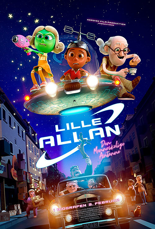 Lit­tle Allan — The Human Antenna - Poster