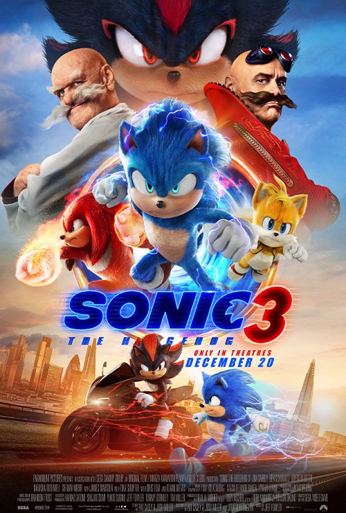 Sonic the Hedgehog 3 - Poster