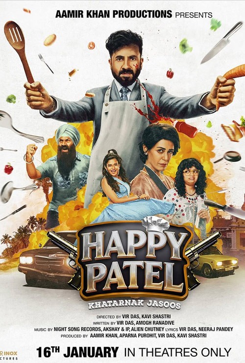 Happy Patel: Khatarnak Jasoos - Poster